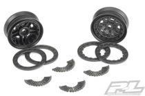 JANTES PROLINE FAULTLINE 1.9\  BLACK/ BLACK BEADLOC 10 SPOKE WHEELS - PL2748-15