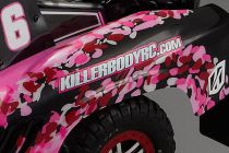 KILLERBODY SC TRUCK FINISHED BODY LADY FLOWER PATTERN KB48219