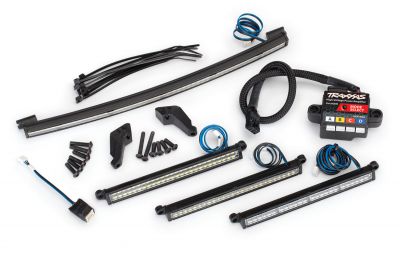 KIT COMPLET LED DESERT RACER + ALIMENTATION AMPLIFICATEUR - TRAXXAS 8485