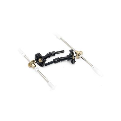 KIT D\'ARBRE DE TRANSMISSION ET PIGNONS EN M�TAL CR4/PR4