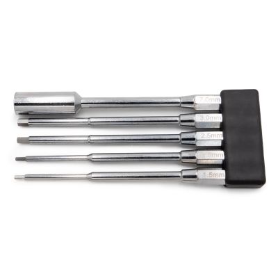 Kit d\'embout de visseuse Titanium 1,5/2/2,5, 3mm et cl� 7mm HTR-417 