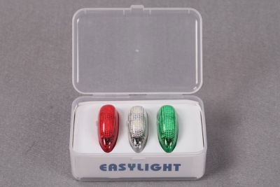 KIT DE 3 LUMI�RES LEDS AUTONOMES (ROUGE/VERT/BLANC) FMS EASYLIGHT V2