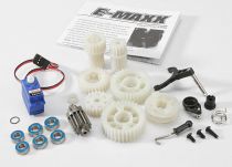 KIT DE CONVERSION DE BOITE DE VITESSE + SERVO POUR E-MAXX