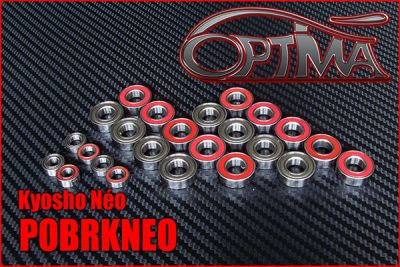 Kit Roulements �tanche OPTIMA Complet pour Kyosho Neo (24 pcs)