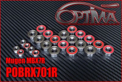 Kit De 24 Roulements Scellés En Caoutchouc Pour Mugen Seiki MBX8 & Eco - Par Jims Bearings