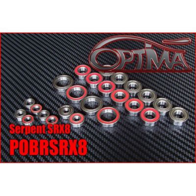 Kit Roulements Scellés Serpent SRX8 GT FastEddy Bearings - Neuf, Référence TFE8221, Pour Modélisme