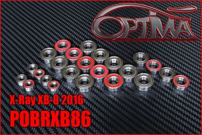 Kit Roulements �tanche OPTIMA Complet pour X-Ray XB8 2016 (24 pcs)