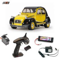 M-05 CITROËN 2CV CHARLESTON - COMBO COMPLET - KIT TAMIYA - 58655