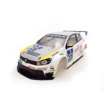 M40S VOLKS GOLF 24 PAINTED DECORATED BODY (YELLOW)