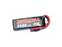 MAXCELL Accu Lipo 2S 7,4V 2200mah 30C prise dean