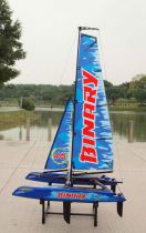 Mini Catamaran bleu RTS de JOYSWAY HOBBY - Z028807B