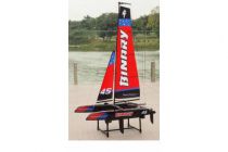 Mini Catamaran rouge RTS de JOYSWAY HOBBY - Z028807R