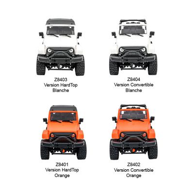 Mini Crawler 4WD Hard Top F1 | Orange & Blanc | MHD