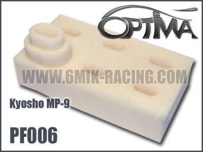 Mousses de filtre � air 6MIK blanche (6 pcs) pour Kyosho MP9  VRAC