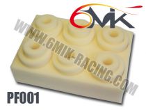 Mousses de Filtre à air 6MIK Standard Blanche Haute Qualité (6 pcs)