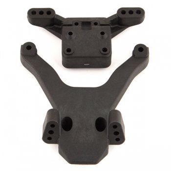 Nez avant et support de biellettes avant pour B6.1  - AS91766 - Pi�ce d�tach�e Team Associated - 91765