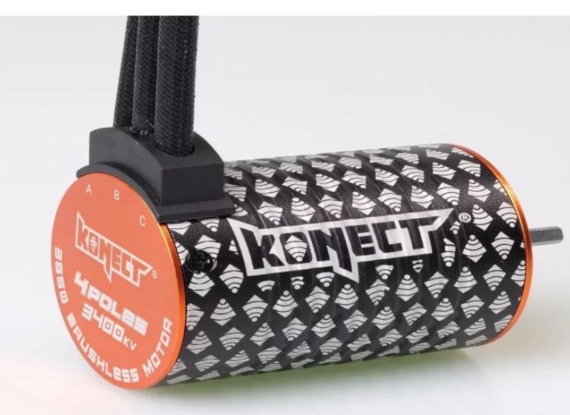 Nouveau Combo Konect G2 pour 1/10&egrave;me.   Ce combo est id&eacute;al pour convertir en brushless tout type de voiture RC &agrave; l�&eacute;chelle 1/10 