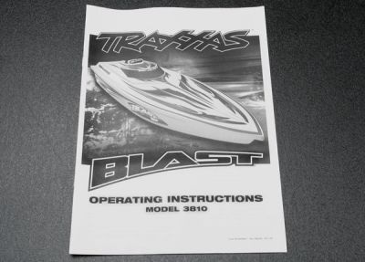 OWNERS MANUAL, BLAST