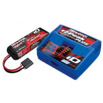 PACK CHARGEUR 2971G + 2 x LIPO 4S 6700MAH 2890X PRISE TRAXXAS 2993G - TRX2993G