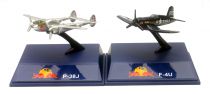 Pack de 2 avions RedBull 1:200 - P-38 Lightning et F-4U4 Corsair - New Ray - 07263