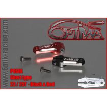 Palonnier de servo OPTIMA verouillable type Losi - 23T Rouge