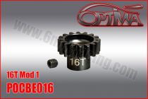 Pignon Moteur Acier 16 dents OPTIMA pour 1/8TT Electrique