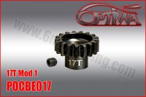 Pignon Moteur Acier 17 dents OPTIMA pour 1/8TT Electrique