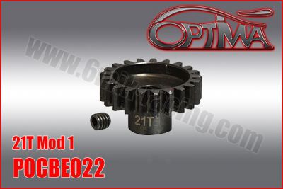 Pignon Moteur Acier 22 dents OPTIMA pour 1/8TT Electrique
