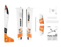 PLANEUR KAVAN PULSE 2200 V2 ARF  ORANGE KAV02.8091