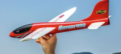 Planeur Lanc� main Carson Airshot 490 Rouge 550504013