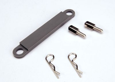 PLAQUE DE FIXATION DE BATTERIE GRISE