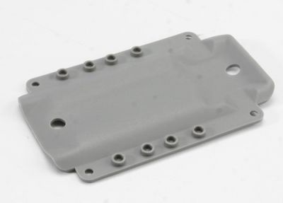 PLAQUE DE PROTECTION DE TRANSMISSION NYLON GRISE (EMPATTEMENT LONG)
