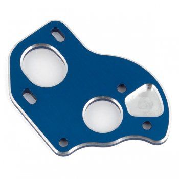 Plaque moteur aluminium bleue (cellule Layback/Laydown) B6.1 - AS91795 - Pi�ce d�tach�e Team Associated - 91795