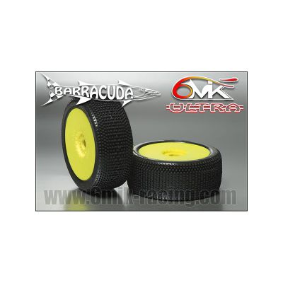 Pneu 6Mik BARRACUDA Green ULTRA Mont�s-Coll�s sur jantes jaunes (la paire) - TUY14V - Pi�ces et Options 6Mik