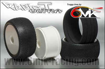 Pneu 6Mik RAPID-T 15/25� ULTRA Mont�s-Coll�s sur jantes blanches (la paire) - TU111525 - Pi�ces et Options 6Mik