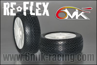 Pneu 6Mik REFLEX CS ULTRA Mont�s-Coll�s sur jantes blanches (la paire) - TU7CS - Pi�ces et Options 6Mik