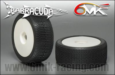 Pneus BARRACUDA CS Mont�s-Coll�s sur jantes Blanche (la paire)