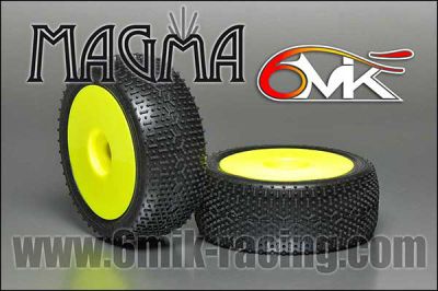 Pneus MAGMA CS Mont�s-Coll�s sur jantes 2015 jaune (la paire)