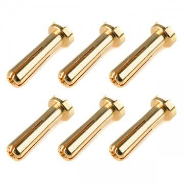 Prise male 4.0mm 90� Solid Type - 6 pcs - C-50151 