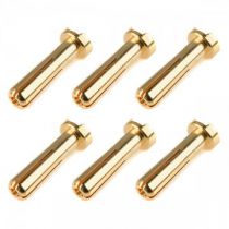 Prise male 4.0mm 90° Solid Type - 6 pcs - C-50151 