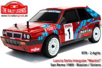 RALEZRL089 DISC. LANCIA DELTA INTEGRALE Martini San Remo 1989 1/10 RC car RTR K