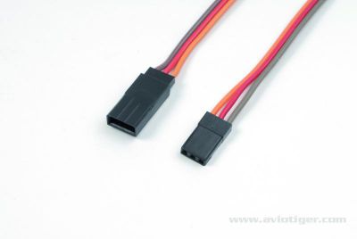 RALLONGE JR/HITEC 22AWG 45CM S1