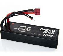 Rc Concept Batterie Lipo 2S Accu 8000 100C 7.4V 2S1P Stick (PK 4mm)  - 50C5180100T