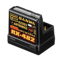 Récepteur SANWA RX-482 4 voies 2,4GHZ FH4 SSL/Télémétrie Antène Intégrée - 107A41257A