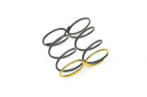 RESSORT AV/AR JAUNE SRX8 / 811GT 29LBS(2) - SER600599 - Pièce détachée SERPENT