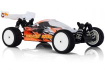 REVOLT BX10 V4.0 electrique 1 / 10RTR carro. ORANGE + accus + chargeur