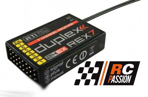 REX 7 Duplex EX 2.4Ghz Jeti 7 Voies -Récepteur