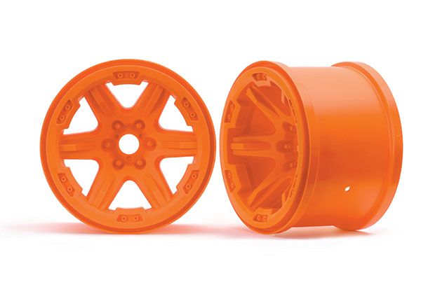 ROUES 3.8 17MM E-REVO VXL (ORANGE) TRAXXAS 8671A TRX8671A