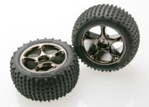 ROUES ARRIERE MONTEES MEDIUM ALIAS 2.2 POUR BANDIT (2) - TRX2470A - TRAXXAS