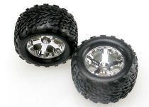 ROUES AVANT MONTEES COLLEES TALON 2.8 NITRO STAMPEDE (2)